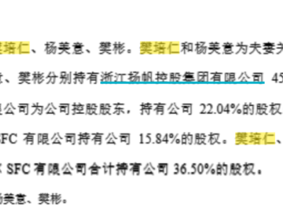 扬帆新材实控人樊培仁被留置调查，七旬老人背后家族企业何去何从？