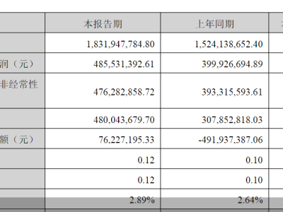 第一创业2025半年报亮点：营收利润双增，归母净利润达4.86亿