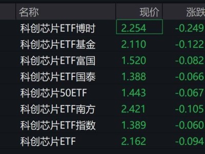 芯片股集体下挫，科创芯片ETF跌幅超4%，半导体市场未来何去何从？