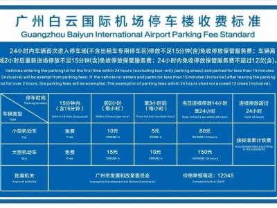 白云机场停车收费详解，周边还有这些性价比高的停车场！