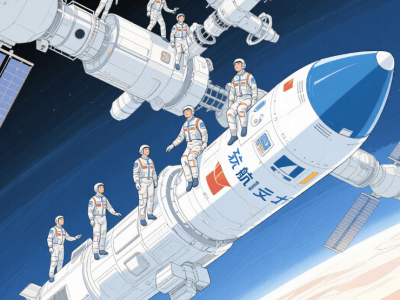 神舟二十号载誉而归，下月地球见！空间站六人同轨，科研生活新篇章