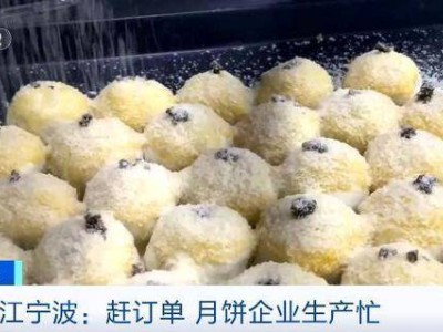 中秋前夕宁波月饼生产忙：自动化提速，线上线下共拓市场迎高峰