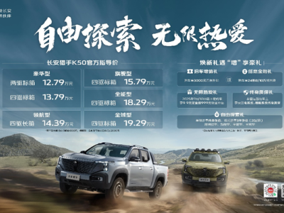 长安猎手K50全系登场：超级外放电+多元共创，解锁科技皮卡新体验