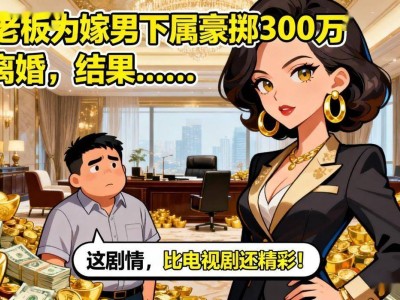 女老板豪掷300万助男下属离婚，反遭“爱情”算计，法院判决还其公道