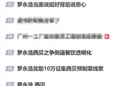 ​西贝与罗永浩“预制菜”之争升级，悬赏10万求证，行业透明化引热议​