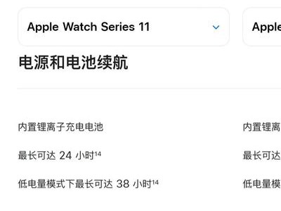 苹果Apple Watch Series 11续航“大增”24小时？实则测试加睡眠追踪，硬件仅升7%-10%