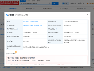 罗永浩名下锤子科技成老赖