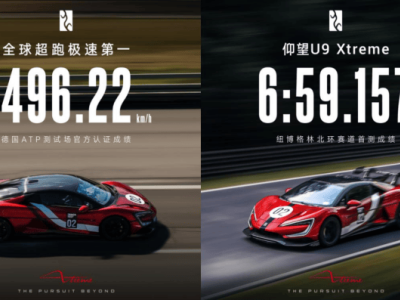 全球限量30台！仰望U9Xtreme以极速与圈速双突破 展现中国新能源超跑硬实力