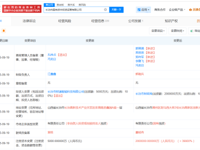 长治市国有资本投资运营公司增资至200亿 增幅39900%