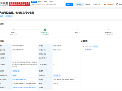 比亚迪公布热失控防控专利  可降低甚至避免爆燃风险
