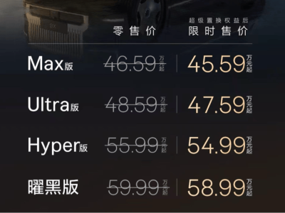 极氪9X正式登场：超强配置与安全性能，限时售价45.59万元起
