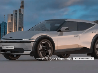 现代IONIQ 3假想图引关注：灵动造型+SDV技术，2026或战海外纯电市场