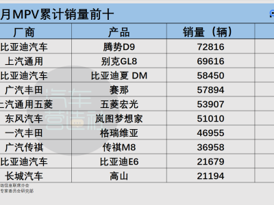 2025年MPV市场激战正酣：新能源崛起 传统势力变阵 新品排队入场