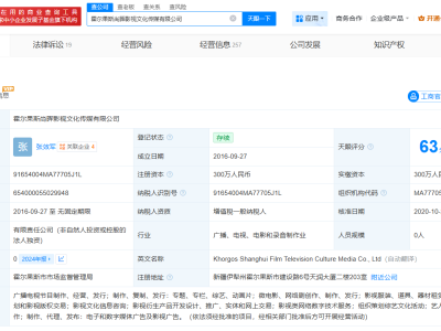 郑爽电视剧出品方被执行7500万