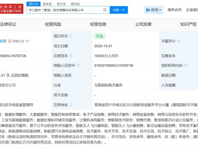 中国五矿集团等在青海成立低空绿算科技公司 注册资本1亿