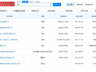 路行名下多家公司已注销