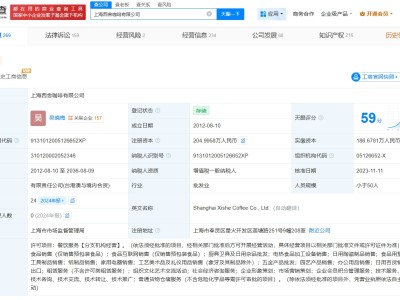 西舍咖啡公司经营异常