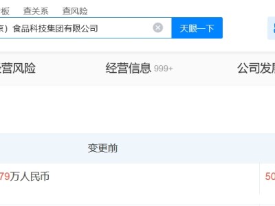 元气森林关联公司增资至50亿 增幅约15.5%