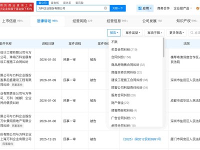 万科对外投资150余家企业