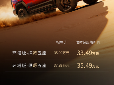 纵横G700环塔版全球首发:以冠军品质开启全领域豪华越野新征程