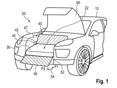 保时捷新创意：电动汽车前备厢巧变躺椅 舒适与实用并存