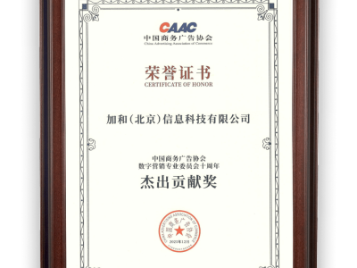 加和科技获CAAC数委会“杰出贡献奖”，数据智能与AI赋能品牌稳健增长