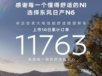 东风日产N6正式登场 10天订单破万 纯电续航有亮点待市场检验