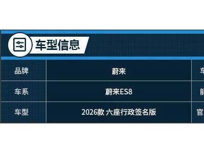 全场景科技旗舰新标杆 深度试驾2026款蔚来ES8的非凡体验