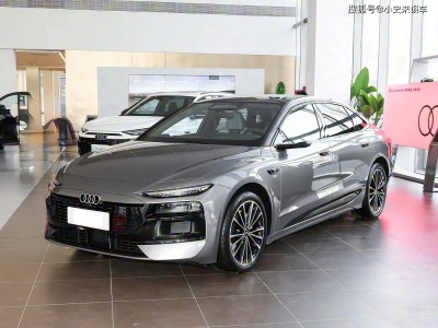 奥迪A6L e-tron实车亮相！轿跑溜背+华为智驾，800V平台续航达785公里