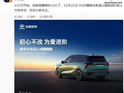 长城人事变动：哈弗总经理赵永坡接棒魏牌CEO，全新蓝山明日上市