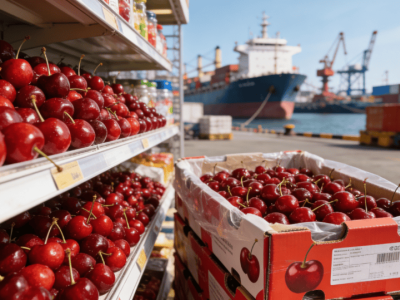 车厘子供应高峰来袭：超50万吨涌入中国，价格回落惠及百姓节庆餐桌