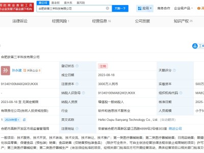 欧普康视与三只羊合资公司注销