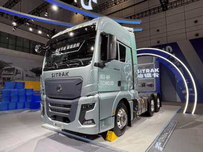 节能高效新标杆！汕德卡C9H 48V微混牵引车内饰与动力全解析