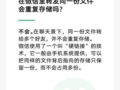 微信官方解惑内存占用：硬链接技术避免重复存储 高效清理有妙招