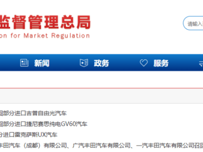 近10万辆汽车被召回！涉及丰田、克莱斯勒等多品牌，车主速查