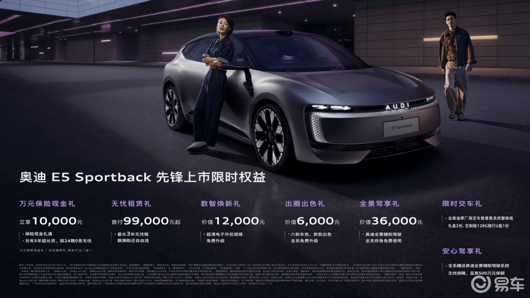 上汽奥迪E5 Sportback实车图