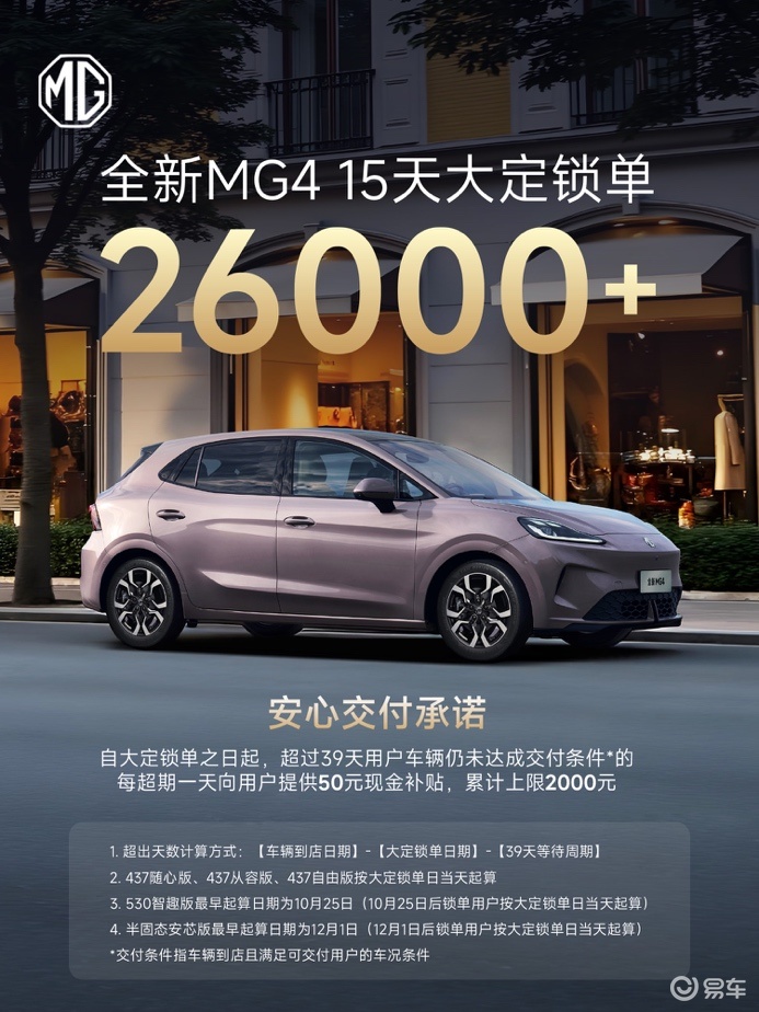 全新MG4