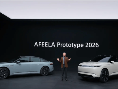 索尼本田合资发力高端电动车市场：Afeela 1 2026年底交付 SUV 2028年投产