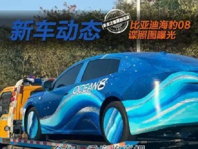 比亚迪海豹08谍照曝光，外观细节受关注，能否延续Ocean S惊艳颜值？