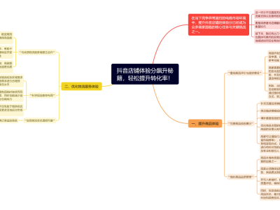 抖音店铺体验分提升全攻略:从商品到服务,多维度助力转化增长