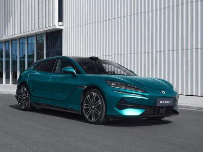 新款腾势Z9GT设计亮点抢先看 峡湾绿车色登场 智能硬件再升级