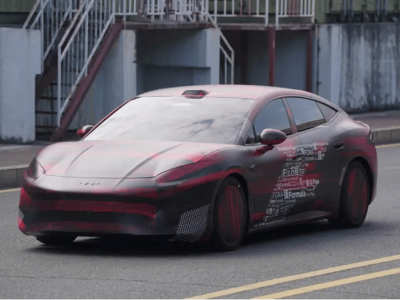 方程豹“镁7”测试车再露真容，低风阻高阶智驾，2026年杀入纯电轿车赛道