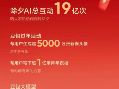 豆包除夕AI互动火爆,Seedance2.0助力春晚打造视听新盛宴