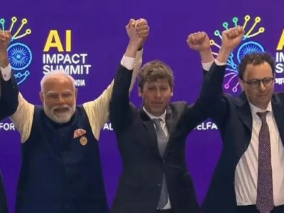 美AI两巨头峰会拒牵手画面疯传掀热议