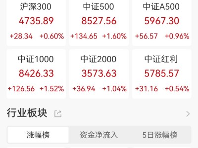A股收评：深证成指、创业板指涨超1.2%，小金属、锂矿概念走高