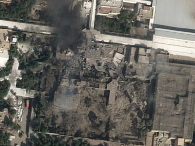 卫星图像：哈梅内伊官邸内多栋建筑遭严重损毁