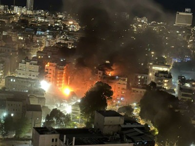 伊朗导弹击中以军总参谋部