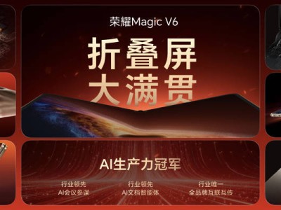荣耀Magic V6折叠旗舰登场：7000+mAh电池领航，轻薄设计定义折叠新标杆