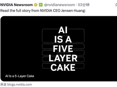黄仁勋罕见撰文！重新定义AI“五层架构”，万亿基建才刚开局