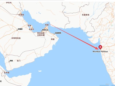 中东紧张局势下 第一艘油轮穿越霍尔木兹海峡抵达印度孟买港